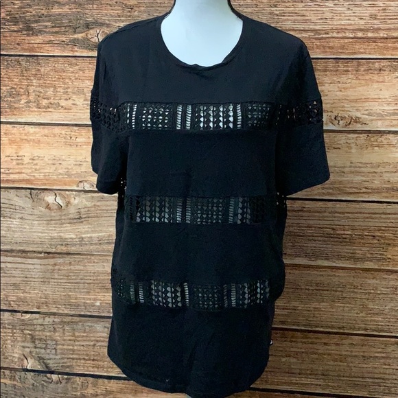 Faletics} Zarina Black Crochet Cut Out … - Picture 4 of 7